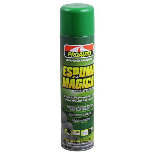 LIMPADOR USO GERAL ESPUMA MÁGICA PROAUTO FRASCO 400ML